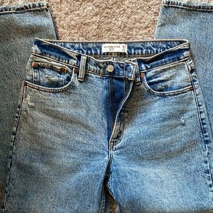 Abercrombie High Rise Mom Jean